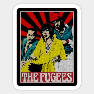 The Fugees Pop Art Style Sticker